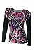 Moon Shine Attitude Attire Muddy Girl Camo Sleeve Black Long Sleeve