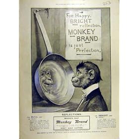 1900 MONKEY BRAND FRYING PAN SOAP LEVER BROTHERS ADVERT