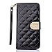 LUNIWEI Bling Diamond Card Leather Wallet Flip Case For Samsung Galaxy ...