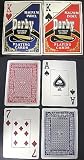 Red DERBY Playing Cards - Magnum Index