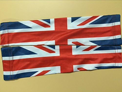 Sports Breathable Compression Arm Sleeve - Youth &amp; Adult Sizes - UK England National Flag