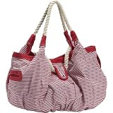 Straw Studios Double Handle Rope Shoulder Bag