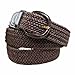 Luxury Divas Brown Braided Elastic Stretch Belt Size 2X