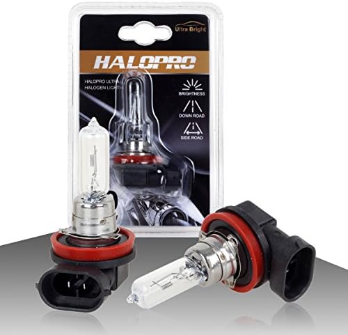 HaloPro Basic 2pcs H9 12V 65W Headlight High Beam Standard Halogen Bulb 3000-4000K Night White 1750-2250LM For LEXUS / Mazda / Nissan
