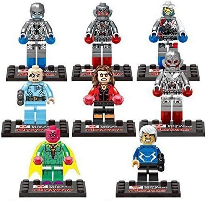 Avengers: Age of Ultron Super Heroes Series Lot of 8 Minifigures Building Toys New Kids Gift Compatible With Lego