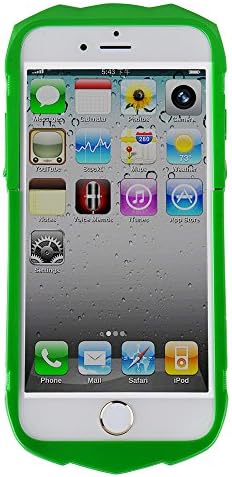 Eurnice Furious 7 Cool 3D Luxury Lamborghini Detachable Hard Case for Iphone 6 (4.7 Inch) with Stand Cover (Green)