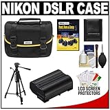 Nikon Starter Digital SLR Camera Case - Gadget Bag with Nikon EN-EL15 + Tri ....
