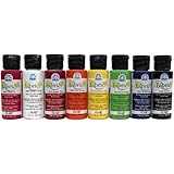 Plaid Folk Art Brush on Fabric Paint Beginner Set, 2-Ounce Bottle