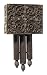 Craftmade CA3-RC Carved Westminster (Short)- Renaissance Crackle