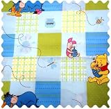 SheetWorld Pooh Large Patch Fabric - By The Yard