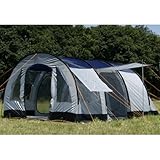 Großes Tunnelzelt, Blau / Grau