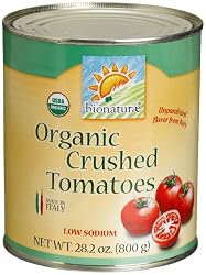 bionaturae Organic Crushed Tomatoes, 28.2 Ounce Tins (Pack of 12)