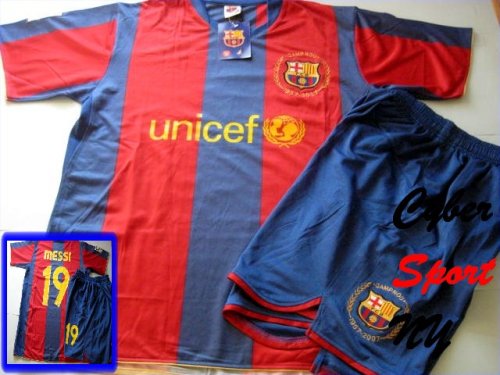 Buy Barcelona Spain Soccer Jersey, Messi (FREE Shorts) by CyberSportNY