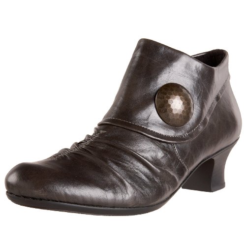 Rieker Womens Sarah Button Ankle Boot,Smoke,38 EU (US Womens 7-7.5 M)