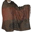 Jamawar Shawl Paisley Pattern Wool Wrap 80 x 40 inches (jmwr760)
