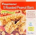 Weightwatchers Roasted Peanut Bars - 5 pack - just 1 1/2 points value per bar