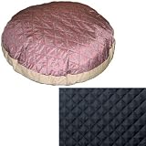 O'Donnell Quiltie Round Dog Bed (Black, S, 24')