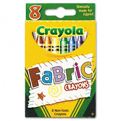 Fabric Crayons 8 Colors/Box