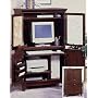 Coffee-finish Computer Armoire