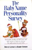 The Baby Name Personality Survey (0881661643) by Lansky, Bruce