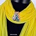 Color Shell Slide Scarf Jewelry