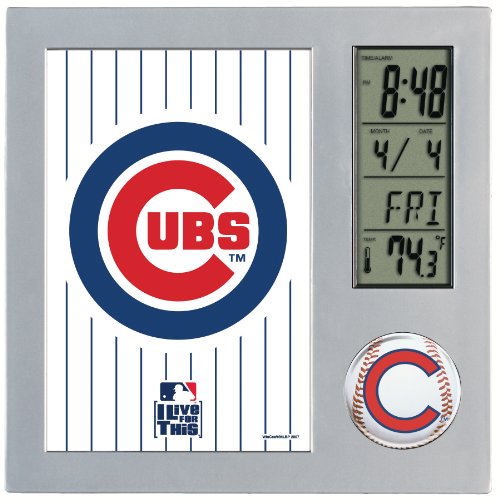 MLB Chicago Cubs Digital Desk Clock