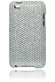 Premium Bling Luxurious Design Diamond Crystal Snap-on Case for Apple iPod Touch 4, 4G, 4th Generation, 4th Gen - Silver
