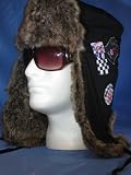 MINI Cooper Faux Fur Hat with Patches