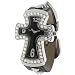 GP Designs Women's Rhinestone-accented Cross Watch