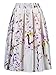 Persun Women Floral Midi A-line Skater Skirt
