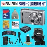 Fuji Finepix F40fd 8.3MP Digital Camera + 2GB Deluxe Accessory Kit