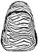 15.4 inch White Tiger Organizer Laptop Computer Backpack School Bag w/Headphone port /Air Mesh Padded Panel
