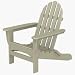 Adirondack Chair by Polywood (Lemon) (35.75"H x 29.00"W x 35.75"D)