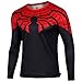 WUKE Men's Cosplay Spider Long Shirt