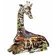 African Spots Shaped Jigsaw Puzzle by Lori Schory