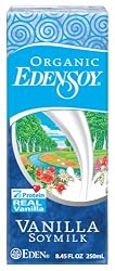 EdenSoy Organic Soymilk, Vanilla, 8.45-Ounce Boxes (Pack of 27)