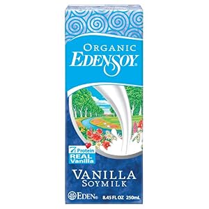 EdenSoy Organic Soymilk, Vanilla, 8.45-Ounce Boxes (Pack of 27) by Eden