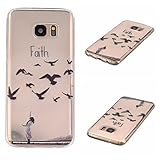 Samsung Galaxy S7 Edge ケース カバー [ 強化ガラスフィルムを無料で贈ります ] SPENUS 高級 TPU ケース 保護カバー 柔軟 軽量 超薄型 耐衝撃 防塵 落下防止 S