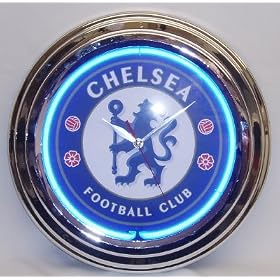 Chelsea F.C. Official Neon Clock