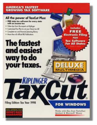 1998 Taxcut Deluxe Federal H R Block Tax CutB002YIWFIG