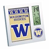 NCAA Washington Huskies Digital Desk Clock Picture Frame