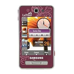 Samsung SGH-F480 La Fleur Scarlet Red (Touchscreen, 5MP Kamera, UMTS, HSDPA) Smartphone ohne Branding