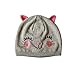 Toubaby Baby Girls Winter Hats Lovely Cat Hats Crochet Hats Gray 0-4t (2-4t)