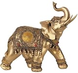 Thai Elephant Buddha Buddhist Collectible Statue Figurine Decoration
