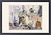 Framed Prints of Blacksmith at work in his forge from Mary Evans