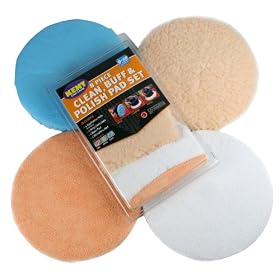 Kent Q8009 8-Piece Clean, Buff and Polish Pad Set
