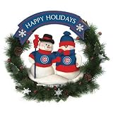 Chicago Cubs Christmas Wreath