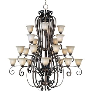 Maxim Lighting 22248WSPD Fremont 24 Light Large Foyer Chandelier in Platinum Dusk with... by Maxim Lighting