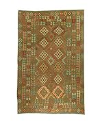 Design Community By Loomier Alfombra Kelim Kaudani Big (Verde/Multicolor)