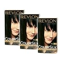 Revlon ColorSilk Haircolor #10 Black 3-PACK
